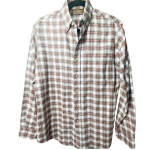 SEARS SPORTSWEAR Vintage Made in Hong Kong Plaid Button Down Shirt